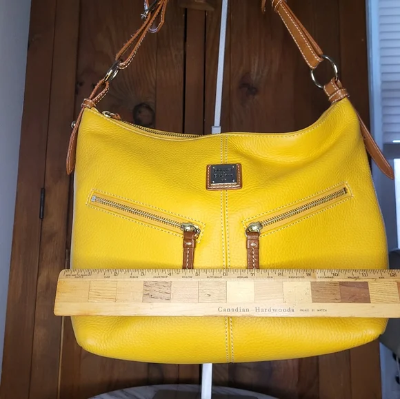 Dooney & Bourke Leather Shoulder Bag - Picture 5 of 13